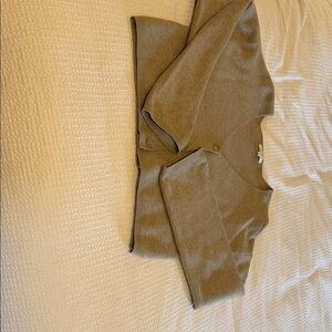 Tan Button-Up Cardigan